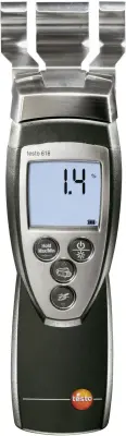 testo 616 merilnik vlažnosti materialov Merilno območje vlage v zgradbah (območje) 0 do 20 % vol Merilno območje vlage lesa (območje) 0 do 50 % vol Me