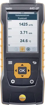 Merilnik tlaka testo 440 dP zračni tlak\, osvetljenost\, CO2\, temperatura\, hitrost vetra -150 - +150 hPa 0560 4402