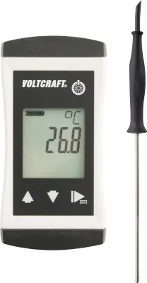 VOLTCRAFT PTM-110 merilnik temperature -70 do 250 °C vrsta tipala Pt1000 IP65 kalibracija narejena po: delovnih standardih