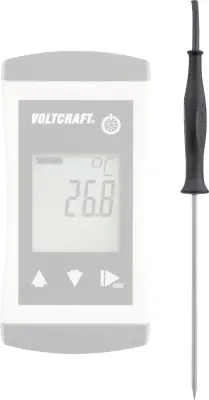 VOLTCRAFT TPT-202 vbodno tipalo -70 do 250 °C vrsta tipala Pt1000 kalibracija narejena po delovnih pogojih