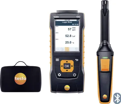 Merilnik ogljikovega dioksida testo 440 set CO2 0 - 10000 ppm 0563 4405