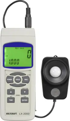 VOLTCRAFT VC-8330300 LX-2000 luksmeter  0 - 99900 lx