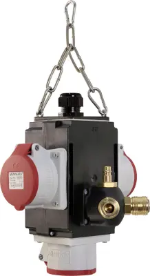 AS Schwabe 60753 razdelilnik z vtičnicami  črna  1 kos