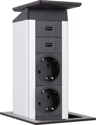 EVOline 106374 vgradna razdelilna letev   vtičnica 1 kos