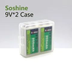 Soshine SBC-018 baterijska škatla 2x 9 V blok (D x Š x V) 54 x 52 x 19 mm