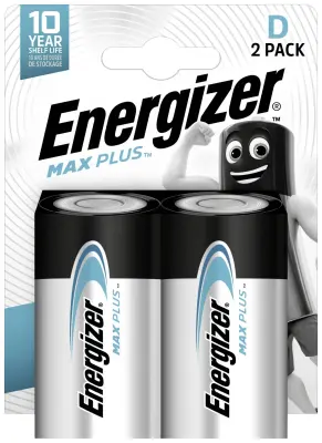Energizer Max Plus mono (d)-baterija alkalno-manganov  1.5 V 2 kos