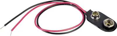 Baterijski priključek 1x 9 V Block priključek na pritisni gumb (D x Š) 31 mm x 14 mm TRU COMPONENTS BS-ER-36-200