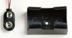 Takachi BH9V2 nosilec baterij 1x 9 V blok hitrosklopni priključek\, kabel (D x Š x V) 49.3 x 29.2 x 20 mm