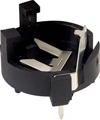 TRU COMPONENTS CH23-1225LF Nosilec baterije 2 CR 1225 Kontaktna palica  TRU COMPONENTS CH23-1225LF nosilec baterij 2x CR 1225 kontaktni poli
