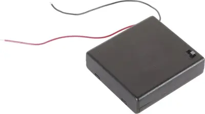 Velleman BH341BSAA nosilec baterij 4x Mignon (AA) kabel (D x Š x V) 70 x 65 x 19 mm