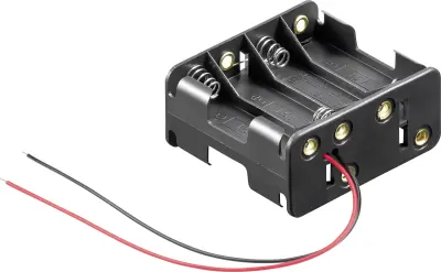 Goobay 81218 nosilec baterij 8x Mignon (AA) kabel (D x Š x V) 63 x 58 x 29.5 mm