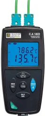 Chauvin Arnoux C.A 1822 naprava za merjenje temperature  -200 - 1372 °C Vrsta senzorja J\, K\, T\, N\, E\, R\, S funkcija zapISOvanja podatkov