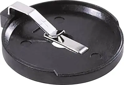 MPD BH3000 nosilec gumbnih baterij 1x CR 3032 vodoravno\, vtična montaža tht (D x Š x V) 37 x 33 x 15 mm