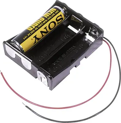 MPD BA3AAW nosilec baterij 3x Mignon (AA) kabel (D x Š x V) 58 x 48 x 16 mm
