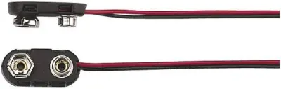 Baterijski priključek 1x 9 V Block priključek na pritisni gumb TRU COMPONENTS 18-3786