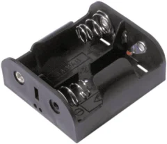 MPD BH2CW nosilec baterij 2x Baby (C) kabel (D x Š x V) 61 x 40 x 24 mm