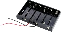 Takachi MP36 nosilec baterij 6x Mignon (AA) kabel (D x Š x V) 91 x 56 x 16 mm
