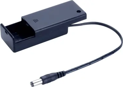 Držalo za baterije 1x 9 V Block klinken vtič TRU COMPONENTS SBH-9VAS+DC PLUG