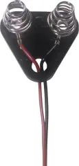 MPD DU1-M-306 baterijska sponka x  vzmetni kontakt\, kabel (D x Š x V) 29 x 27 x 2 mm
