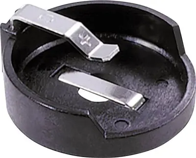 MPD BH1000G nosilec gumbnih baterij 1x CR 2477 vodoravno\, vtična montaža tht (D x Š x V) 30 x 28 x 18 mm