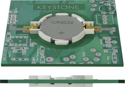Keystone Electronics 1057 nosilec gumbnih baterij 1x CR 2032 vodoravno\, površinska montaža smd (D x Š x V) 33.15 x 23.93 x 5.21 mm