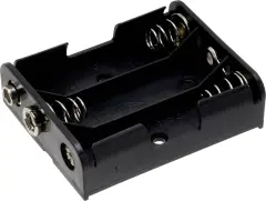 Držalo za baterije 3x Mignon (AA) priključek na pritisni gumb TRU COMPONENTS BH-331B