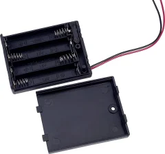 Držalo za baterije 4x Micro (AAA) kabel TRU COMPONENTS SBH441AS