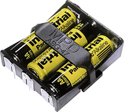 MPD BA3AAPC-UL94V-0 nosilec baterij 3x Mignon (AA) spajkalni priklop (D x Š x V) 58 x 48 x 16 mm