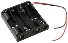MPD BC4AAAW nosilec baterij 4x Micro (AAA) kabel (D x Š x V) 51 x 48 x 13 mm