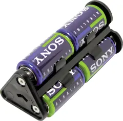 MPD BU1-M-402 nosilec baterij 6x Baby (C) kontaktni poli (D x Š x V) 112 x 53 x 48 mm