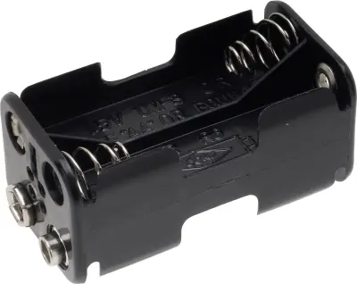 Držalo za baterije 4x Mignon (AA) priključek na pritisni gumb TRU COMPONENTS BH-343-2B
