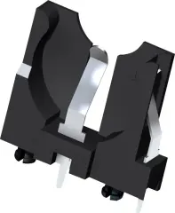 Keystone Electronics 1065 nosilec gumbnih baterij 1x CR 2016, CR 2020, CR 2025, CR 2032 navpično, vtična montaža tht (ŠxVxG) 26.42 x 23.31 x 7.62 mm