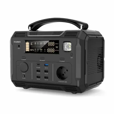 Choetech prenosna polnilna postaja 500W BS004
