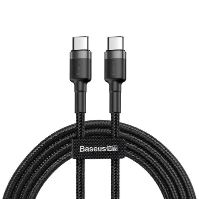 Baseus Cafule PD2.0 60W bliskavica za polnjenje USB za kabel Type-C (20V 3A) 2m siva+črna