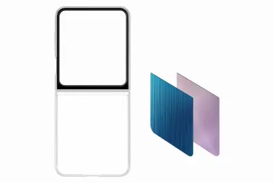 SAMSUNG GALAXY Z FLIP5 FLIPSUIT CASE TRANSPARENT