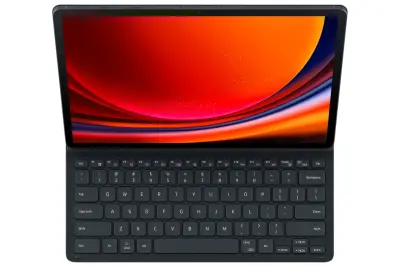 SAMSUNG Slim Galaxy Tab S9+/S9+ FE Black mapa s tipkovnico
