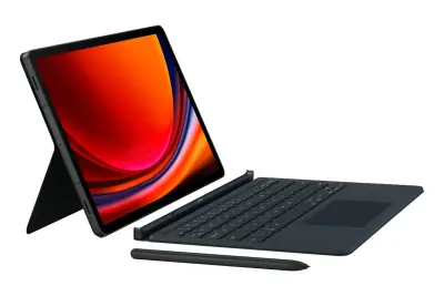 SAMSUNG Galaxy Tab S9/S9 FE Black mapa s tipkovnico