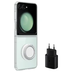SAMSUNG GALAXY Z FLIP5 prozoren ovitek + adapter
