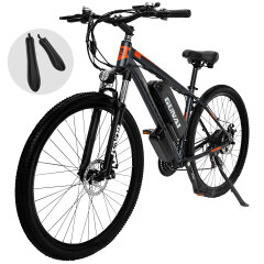 GUNAI GN29 750W 48V 15Ah SHIMANO 21 hitrosti Avtonomija 50 km (sivo) električno gorsko kolo