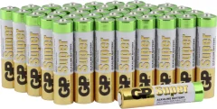 GP Batteries Super micro (AAA)-baterija alkalno-manganov  1.5 V 40 kos