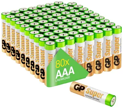 GP Batteries Super micro (AAA)-baterija alkalno-manganov  1.5 V 80 kos