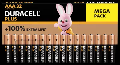 Duracell Plus-AAA BP32 micro (AAA)-baterija alkalno-manganov  1.5 V 32 kos