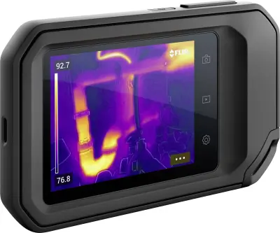 FLIR C3-X Compact toplotna kamera -20 do 300 °C 8.7 Hz MSX, WiFi, integrirana digitalna kamera, odpornost na padce z višine 2 m, vgrajena LED svetilka