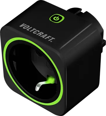 VOLTCRAFT SEM6000 BLACK naprava za merjenje stroškov energijske porabe Bluetooth vmesnik, izvoz podatkov, funkcija zapISOvanja podatkov, trms, nastavl