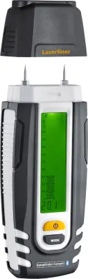 Laserliner DampFinder Compact Plus merilnik vlažnosti materialov   Merilno območje vlage lesa (območje) 5.6 do 103.6 % merjenje temperature