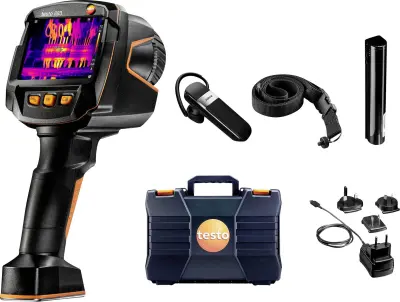 testo 883 - termovizijska slika (320 x 240 pik\, ročno ostrenje\, aplikacija\, laser) testo 883-1 toplotna kamera  -30 do +650 °C  27 Hz WiFi