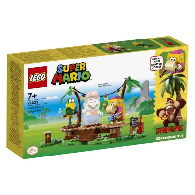 LEGO Super Mario 71421 Razširitveni komplet Dixie Kongov džungelski jam
