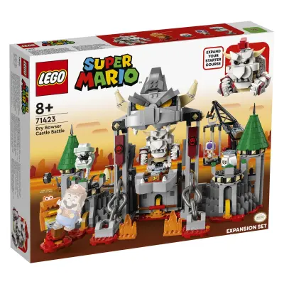 LEGO Super Mario 71423 Razširitveni komplet grajski spopad s suhim Bowserjem