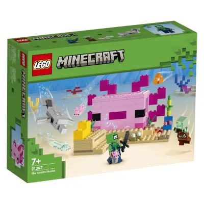 LEGO Minecraft 21247 Hiša axolotl