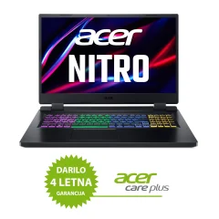 ACER Nitro 5 AN517-55-78EZ 17.3'' (43,9cm) IPS FHD 144Hz/Intel Core i7-12700H/16GB/512GB/RTX3070Ti/W11H/Black/Gaming prenosni računalnik + 4-letna podaljšana garancija Acer Care Plus
